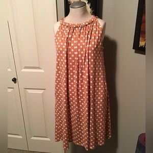 Halter Polkadot A-line Dress Size M